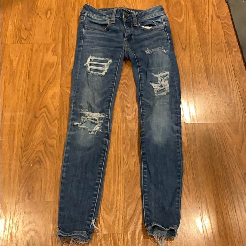 American Eagle Distressed Jeggings